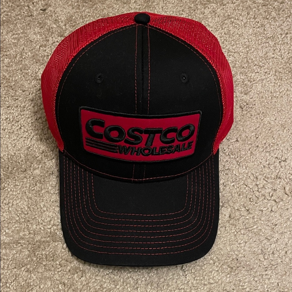 Costco Red and Black Trucker Hat